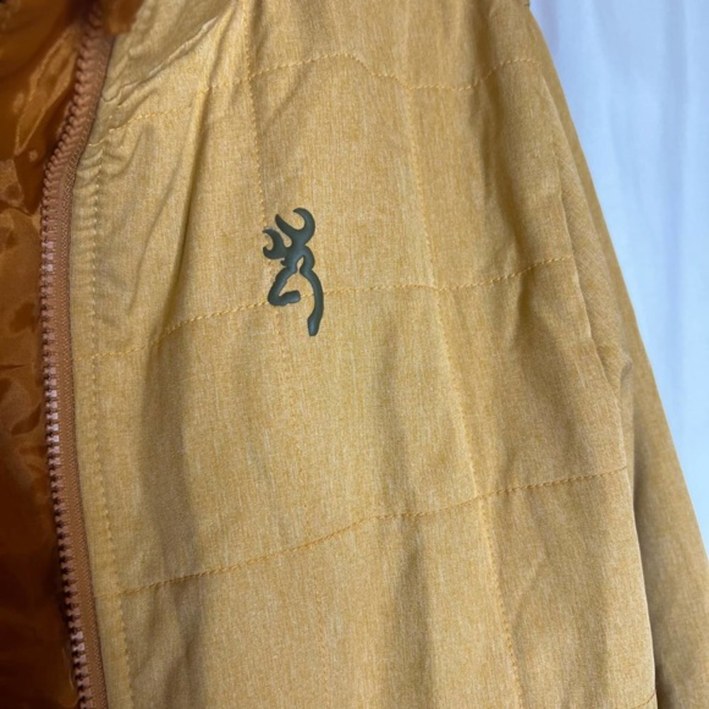 Men's Jacket Browning Heritage Collection Size Large Gold and Orange‎ - Picture 5 of 10